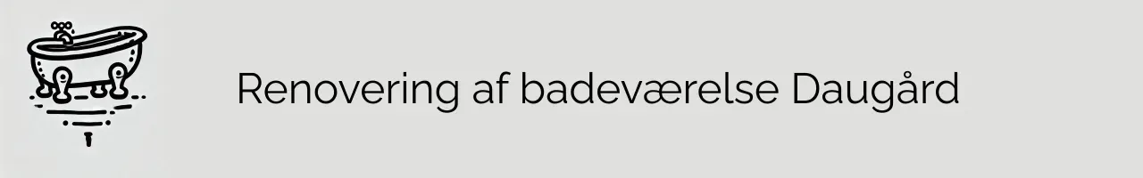 Renovering af badeværelse Daugård